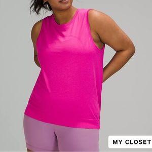 pink lululemon tank top